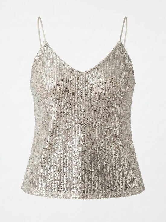 River Island Tops - River Island London Allover Sequin Tank